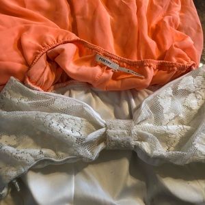 Strapless Backless Mini Dress Spring Colors